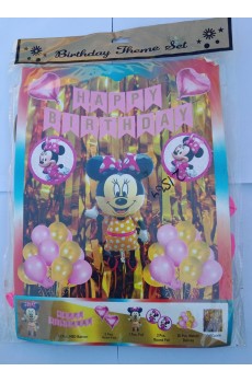 Happy Birthday -Foil Balloons Decorations Set