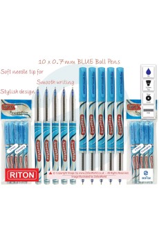 Riton Smoothflow Ball Pen Blue