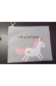 Pouch - PVC Rack Jack Unicorn Face Stationery Zipper Pouch