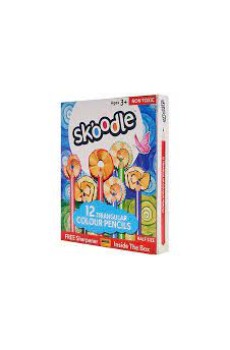 Skoodle 12 Colour Pencils Middle Size 85mDia