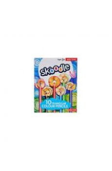 Skoodle 10 Colour Pencils Middle Size 85mDia