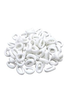 Rubber Band White Pony Round Hair Band